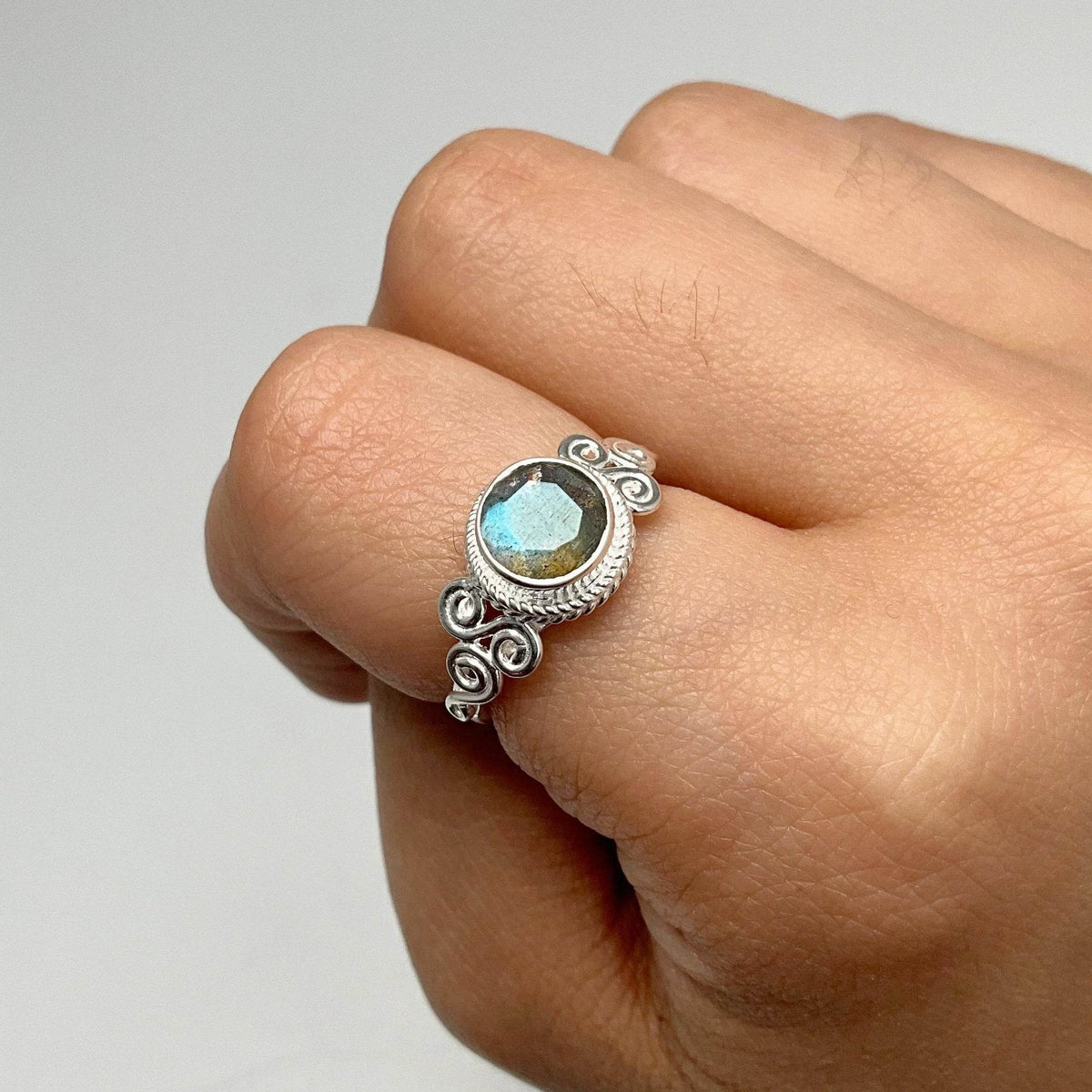 Labradorite Ring-Rocks and Gems Canada