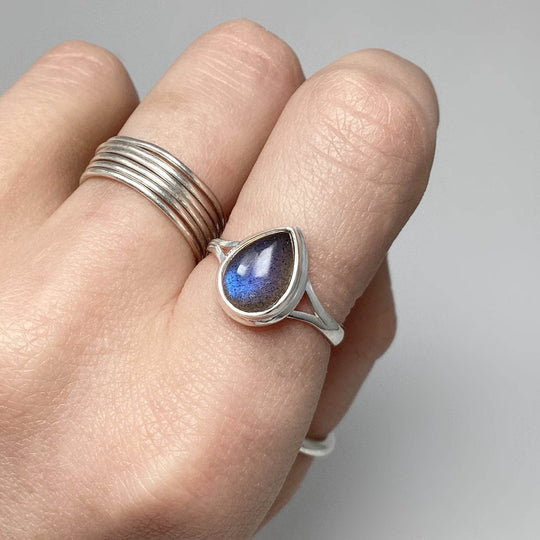 Labradorite Ring-Rocks and Gems Canada