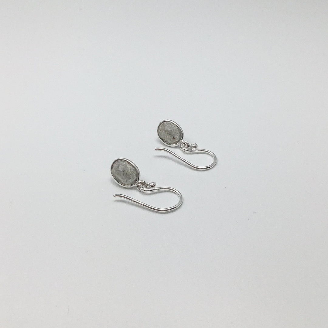 Labradorite Dangle Earrings - Rocks and Gems Canada
