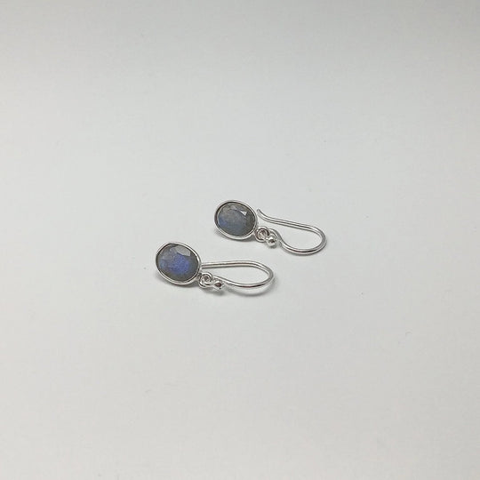 Labradorite Dangle Earrings - Rocks and Gems Canada