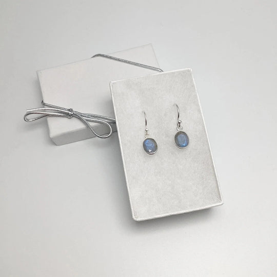Labradorite Dangle Earrings - Rocks and Gems Canada