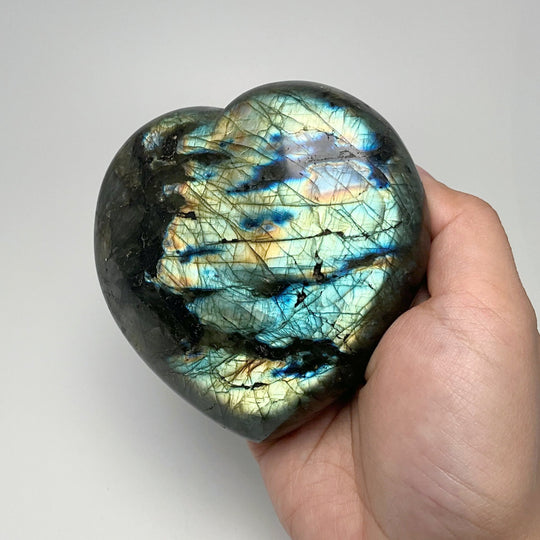 Labradorite Heart - Rocks and Gems Canada