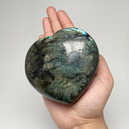 Labradorite Heart - Rocks and Gems Canada