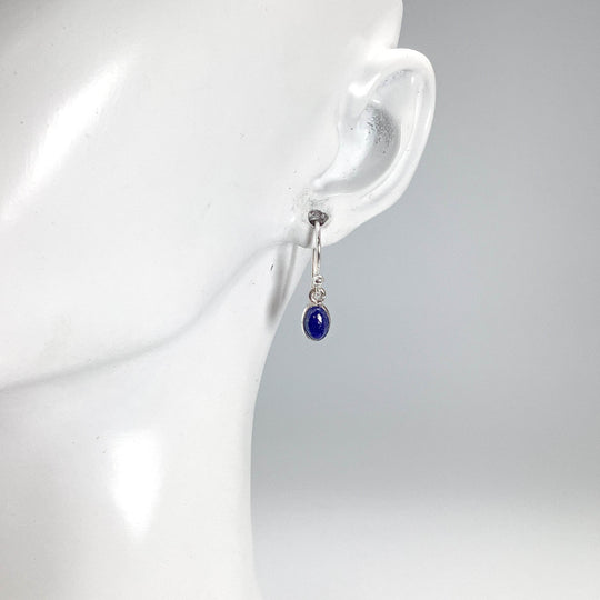 Lapis Lazuli Dangle Earrings-Rocks and Gems Canada