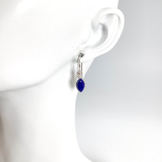 Lapis Lazuli Dangle Earrings-Rocks and Gems Canada