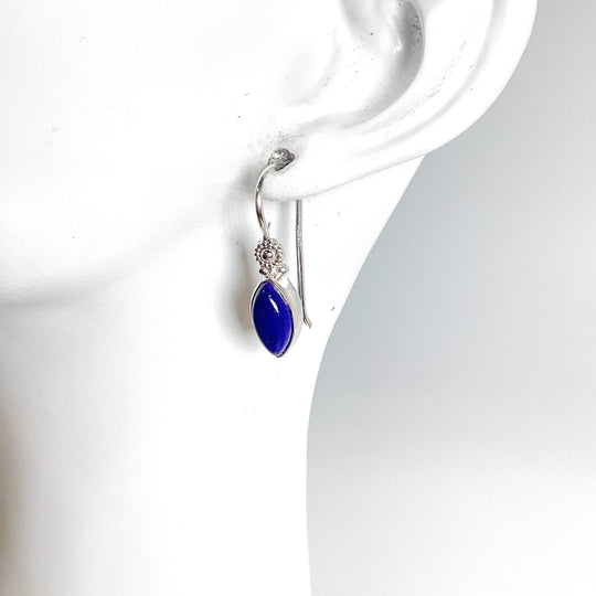 Lapis Lazuli Dangle Earrings-Rocks and Gems Canada