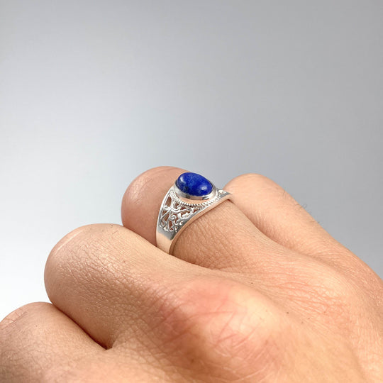 Lapis Lazuli Ring-Rocks and Gems Canada
