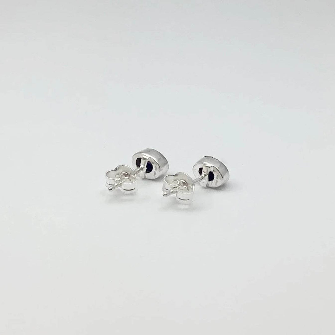 Lapis Lazuli Stud Earrings-Rocks and Gems Canada