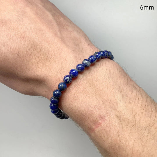 Lapis Lazuli Beaded Bracelet - High Quality - Rocks and Gems Canada