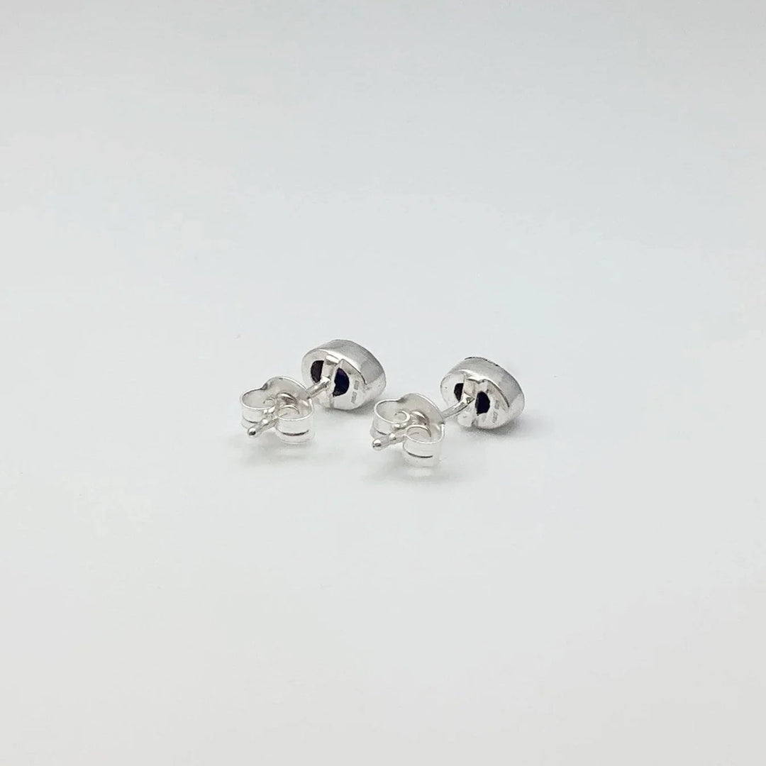Lapis Lazuli Stud Earrings - Rocks and Gems Canada