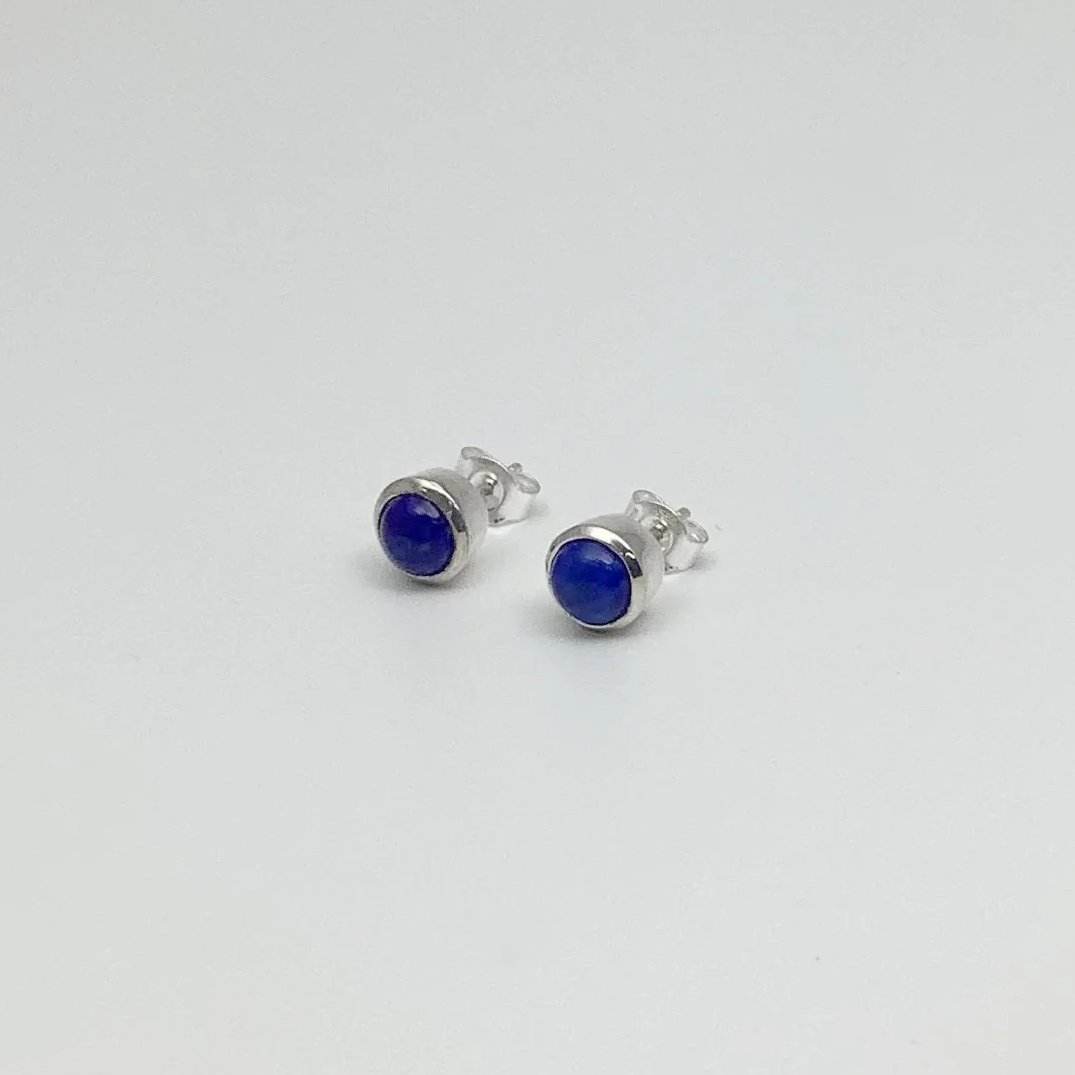 Lapis Lazuli Stud Earrings – Rocks and Gems Canada