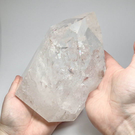 Large Polished Quartz Point-Rocks and Gems Canada