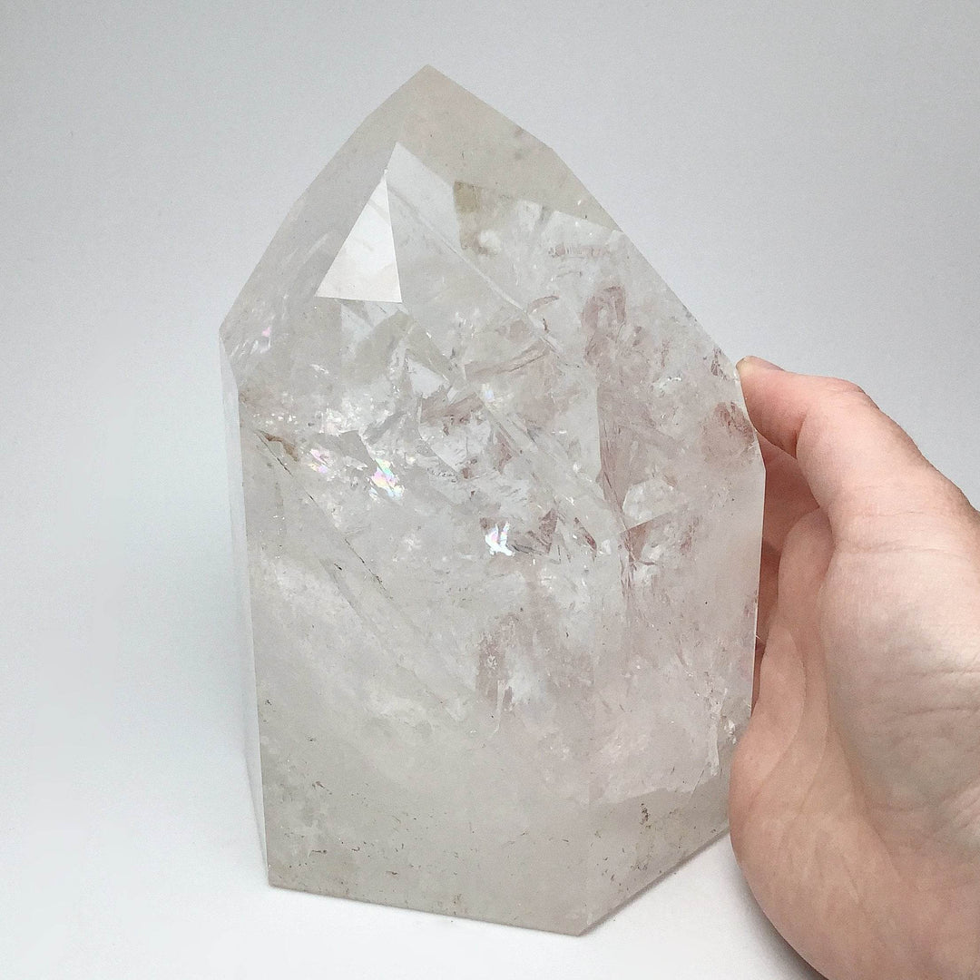 Large Polished Quartz Point-Rocks and Gems Canada