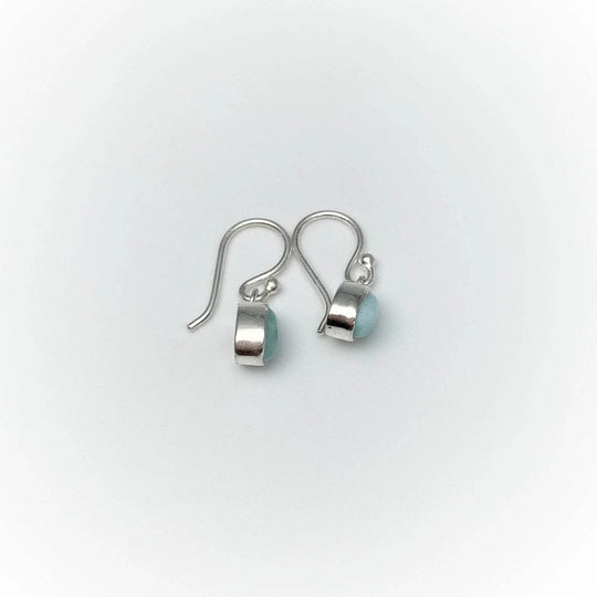 Larimar Dangle Earrings-Rocks and Gems Canada