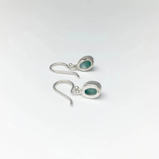 Larimar Dangle Earrings-Rocks and Gems Canada
