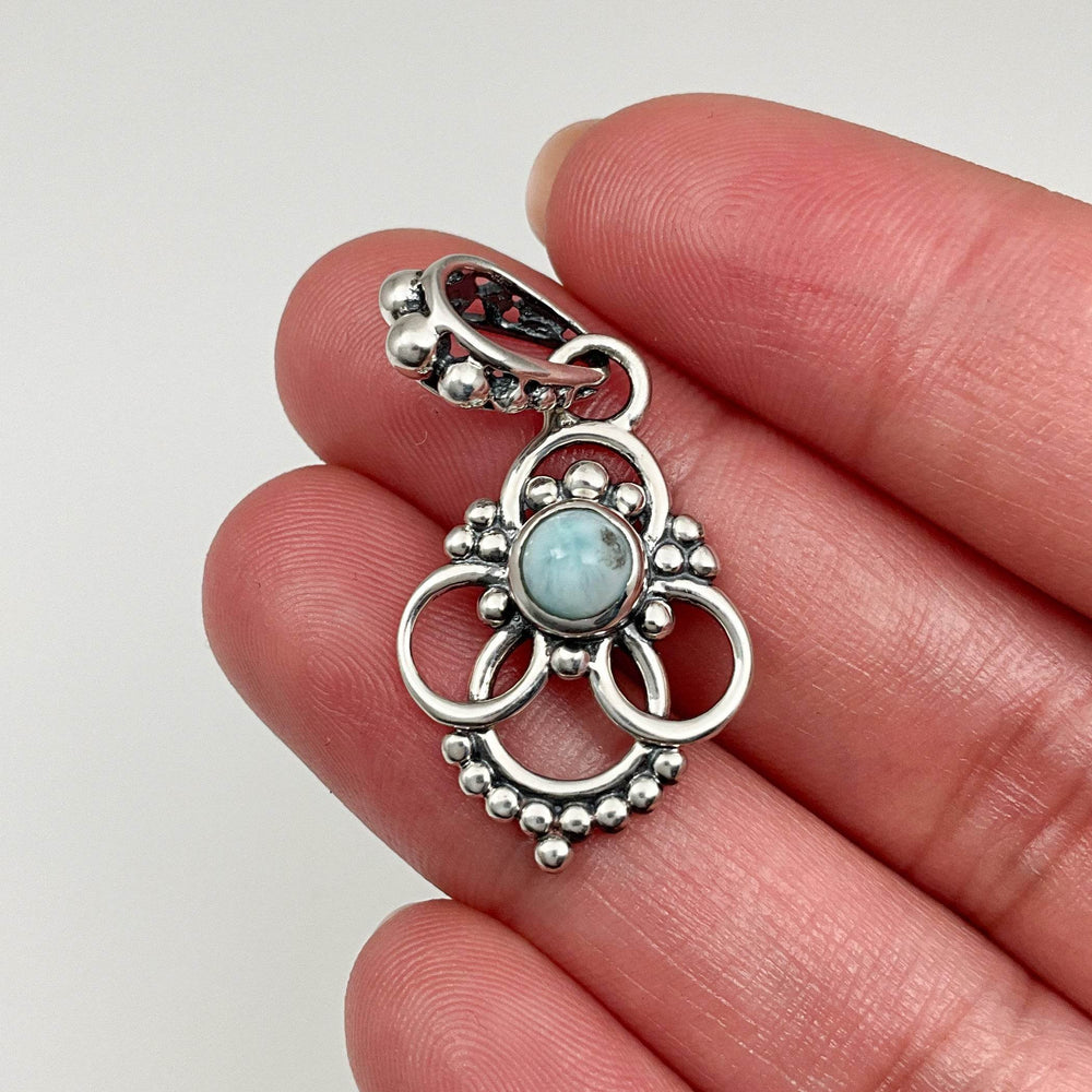 Larimar Pendant-Rocks and Gems Canada