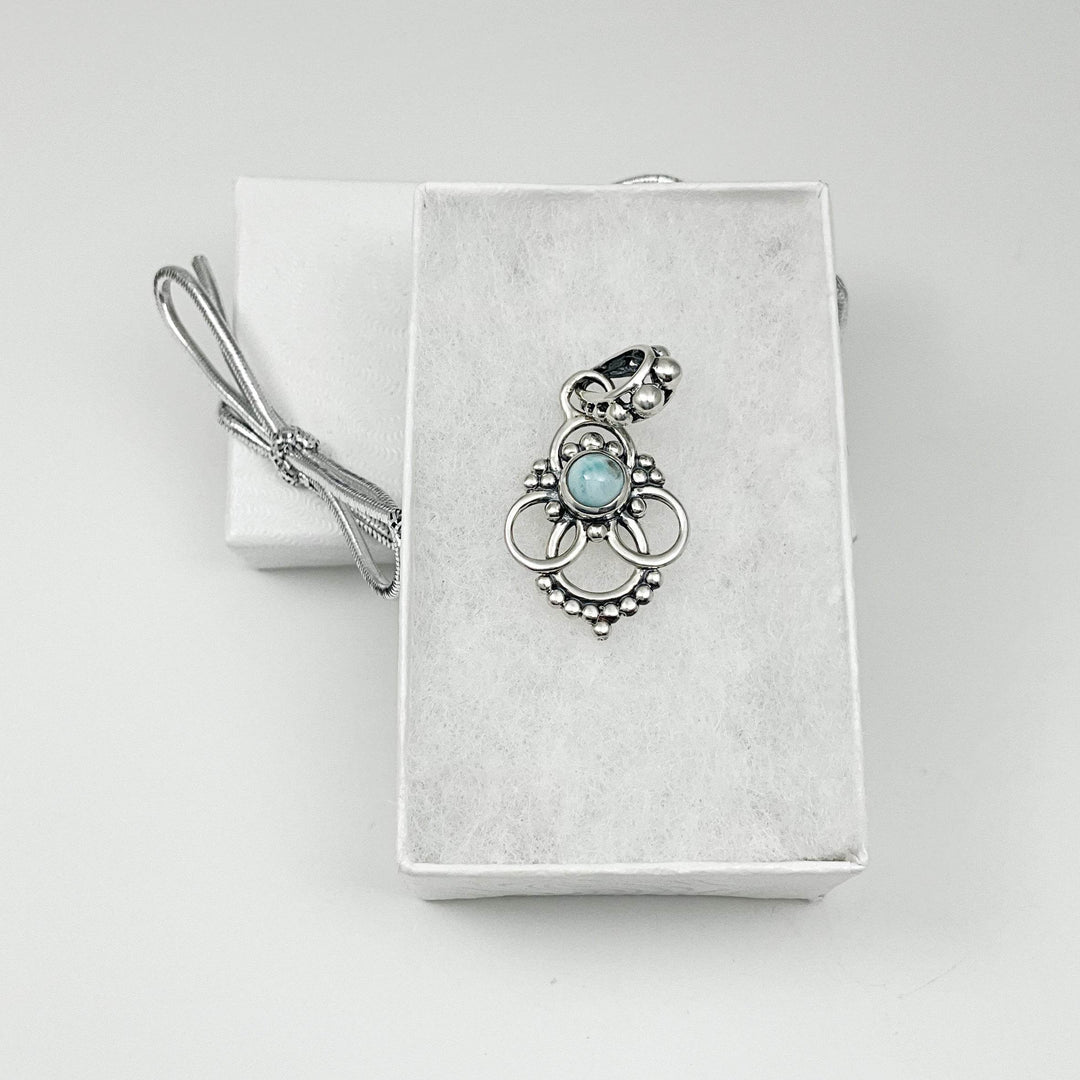 Larimar Pendant-Rocks and Gems Canada