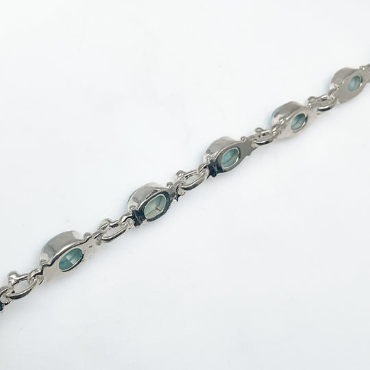 Larimar Sterling Silver Bracelet-Rocks and Gems Canada