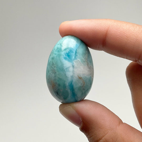 Larimar Egg - Rocks and Gems Canada