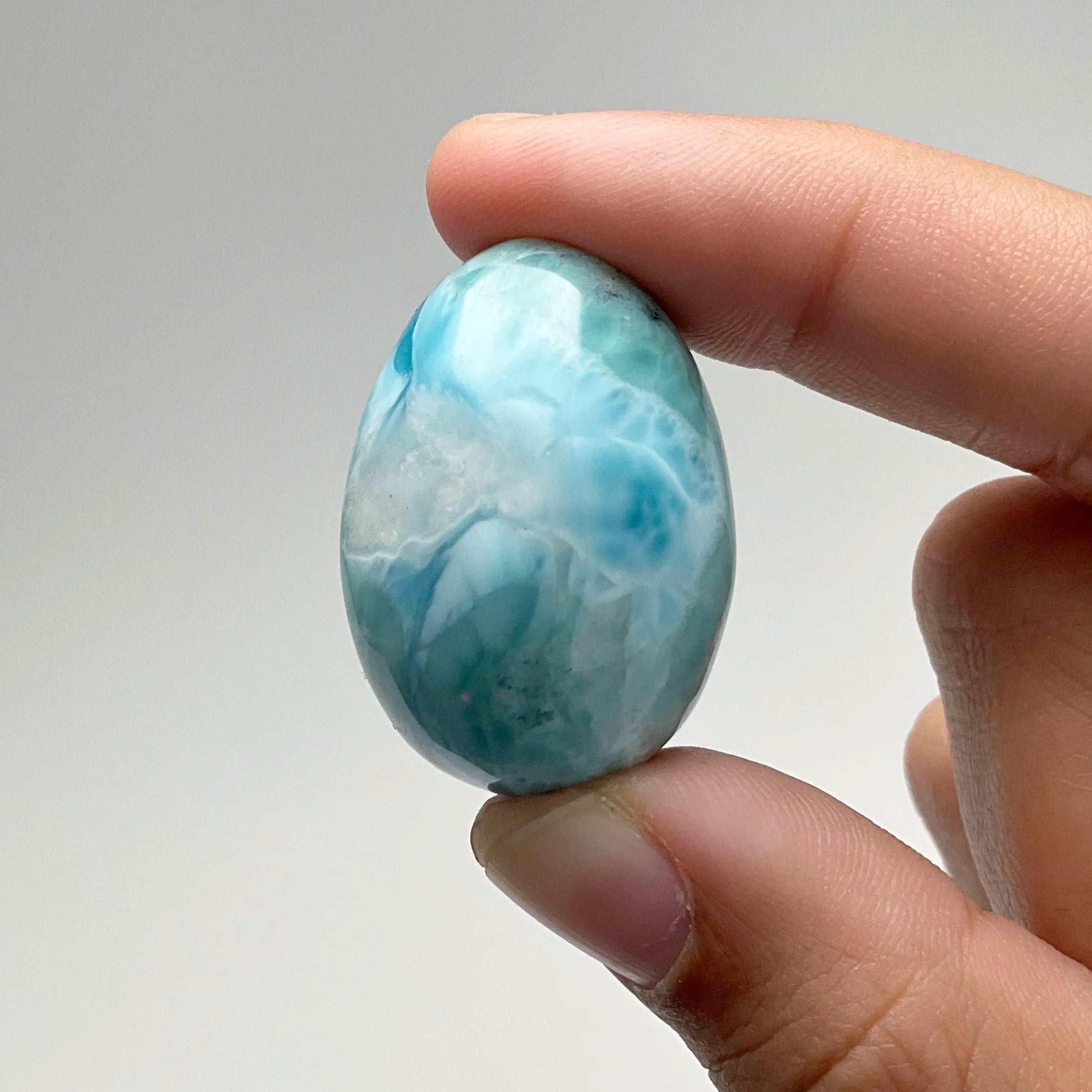 Larimar Egg - Rocks and Gems Canada