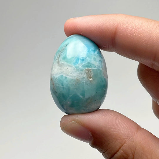 Larimar Egg - Rocks and Gems Canada