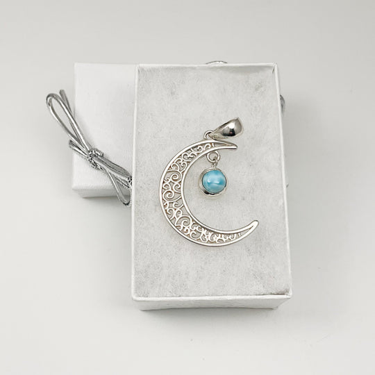 Larimar Pendant - Rocks and Gems Canada