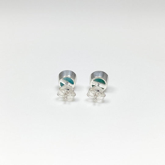 Larimar Stud Earrings - Rocks and Gems Canada