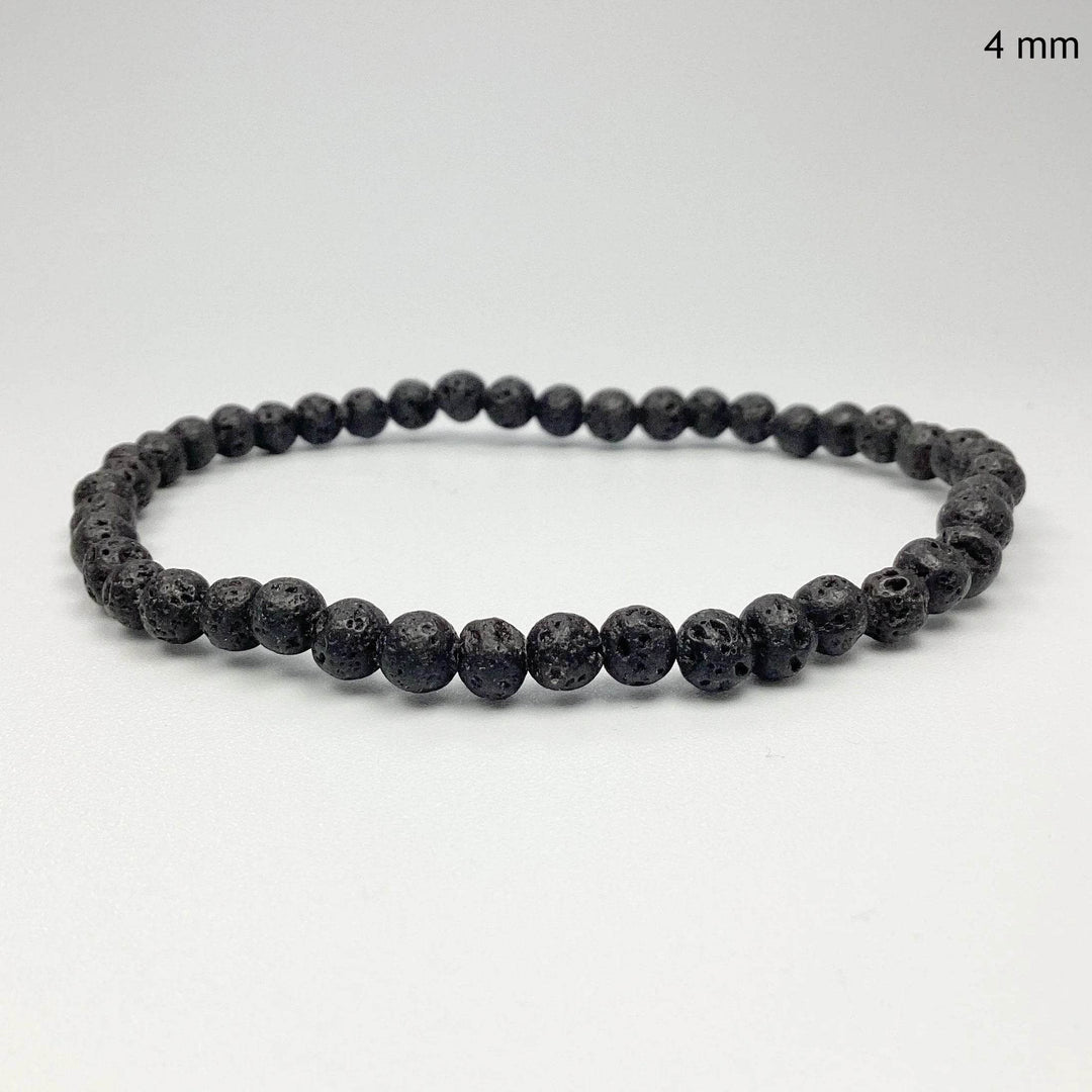 Lava Stone Beaded Bracelet-Rocks and Gems Canada
