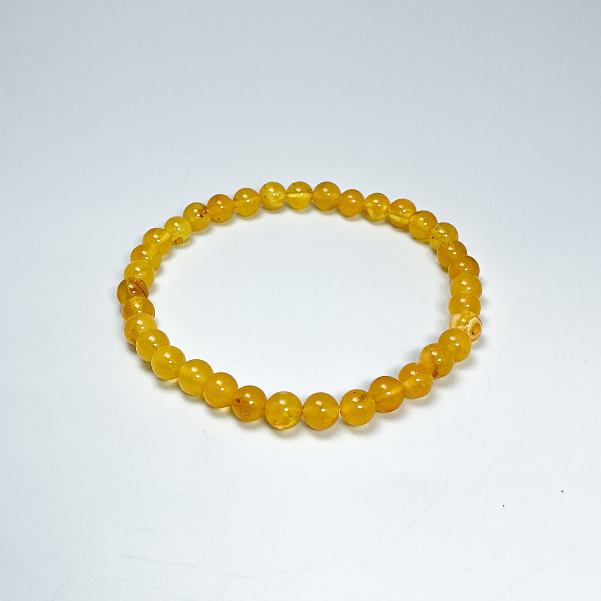 Lemon Amber Beaded Bracelet-Rocks and Gems Canada