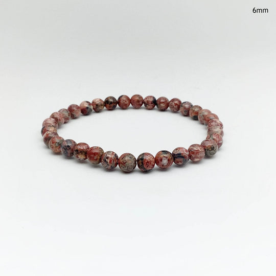 Leopard Skin Jasper Beaded Bracelet-Rocks and Gems Canada