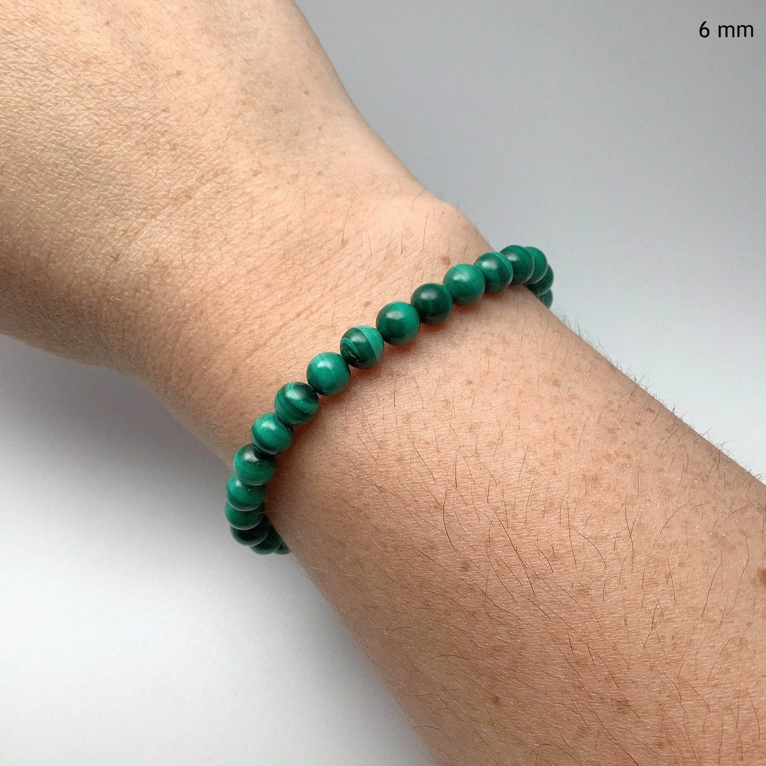Malachite Beaded Bracelet-Rocks and Gems Canada