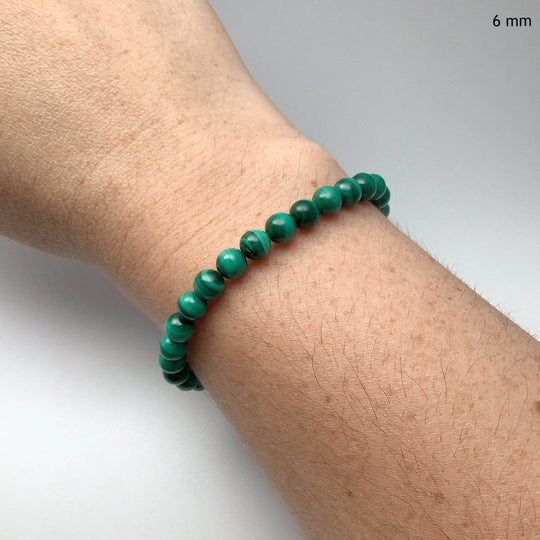 Malachite Beaded Bracelet-Rocks and Gems Canada