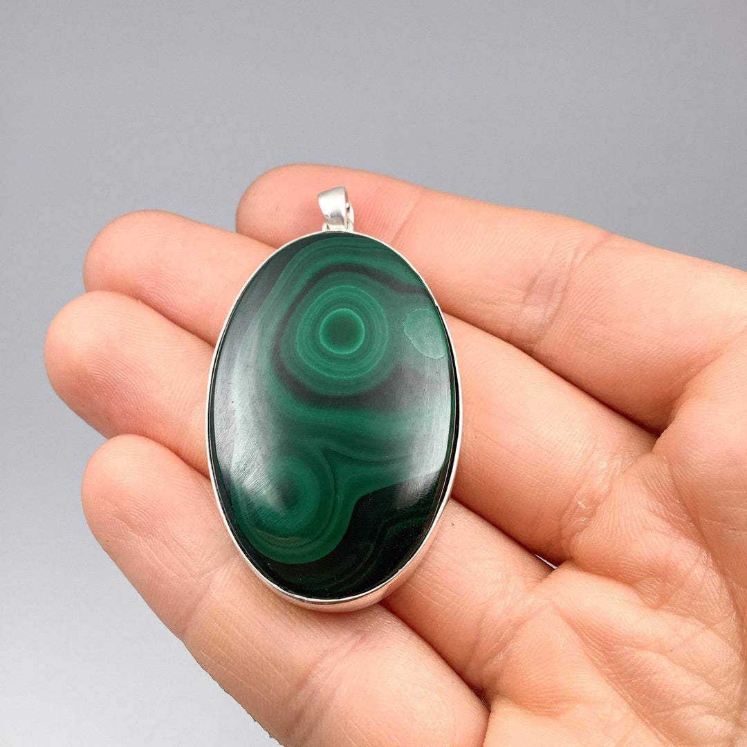 Malachite Pendant-Rocks and Gems Canada