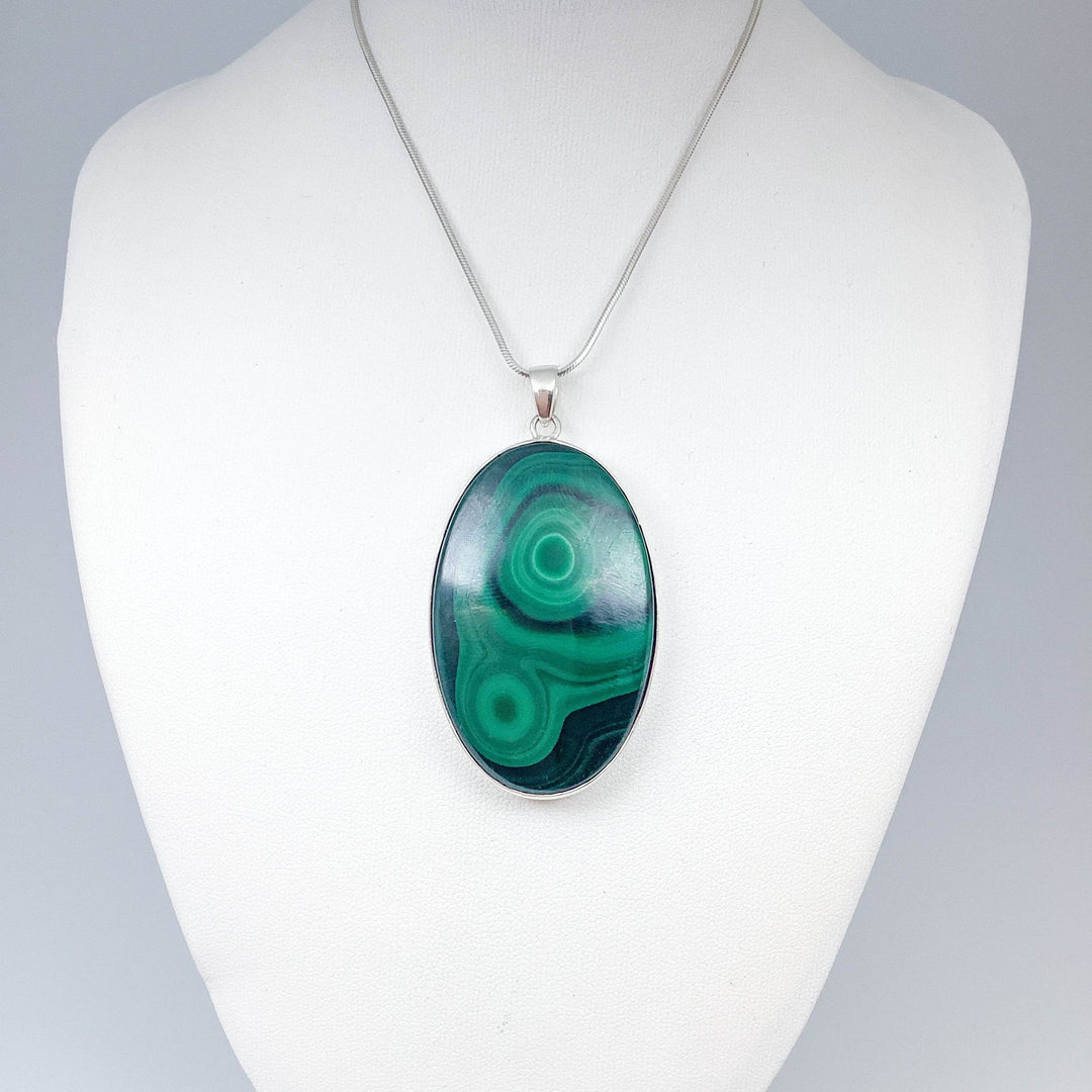 Malachite Pendant-Rocks and Gems Canada