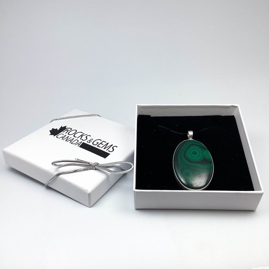 Malachite Pendant-Rocks and Gems Canada