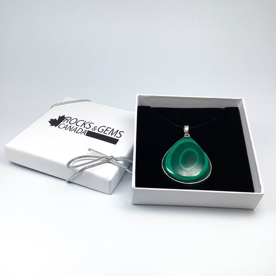 Malachite Pendant-Rocks and Gems Canada