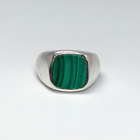 Malachite Ring-Rocks and Gems Canada