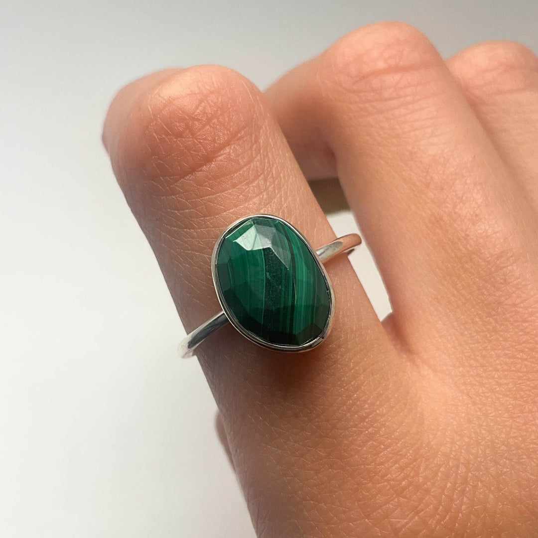 Malachite Ring-Rocks and Gems Canada