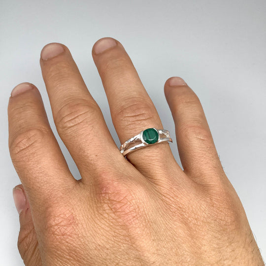 Malachite Ring-Rocks and Gems Canada