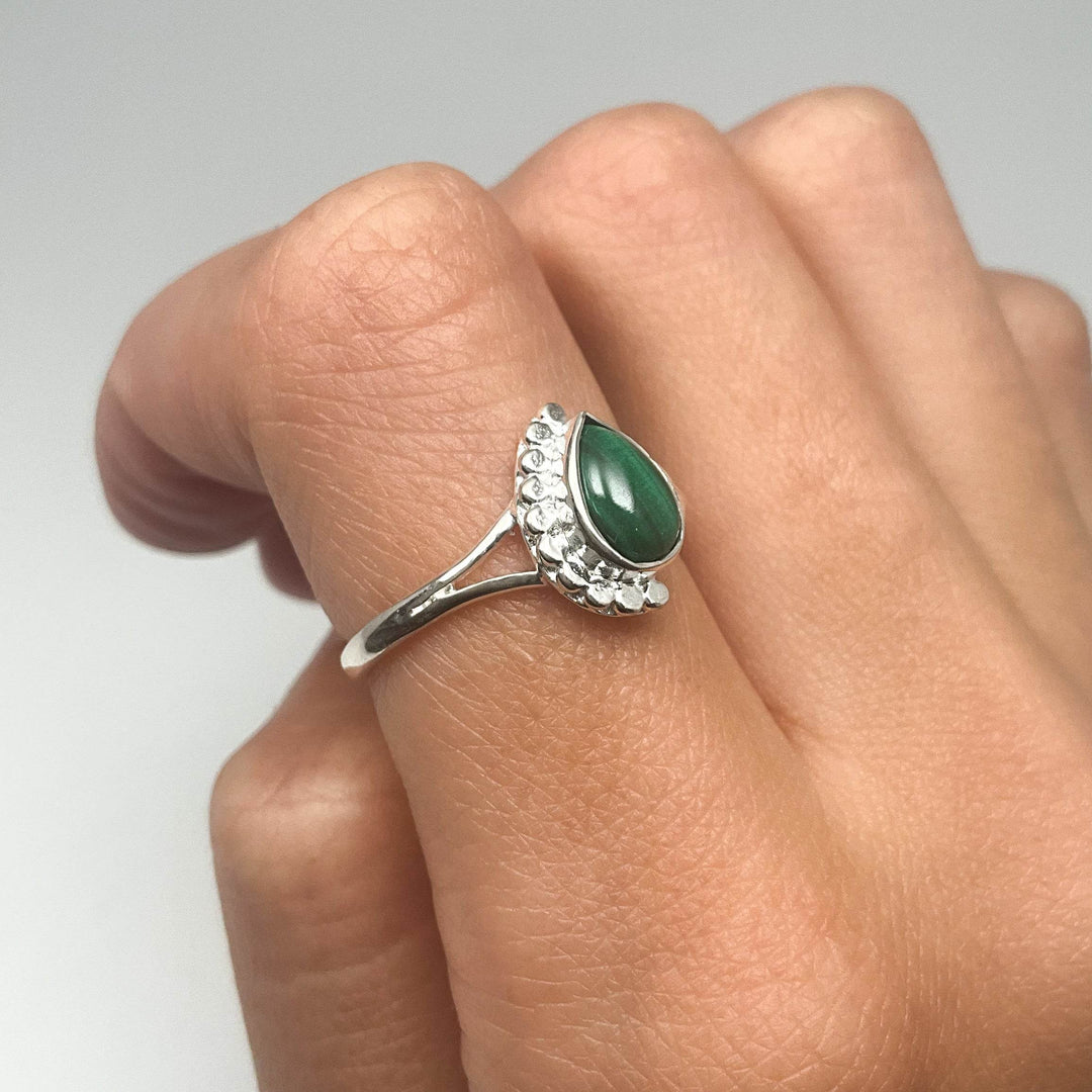 Malachite Ring-Rocks and Gems Canada