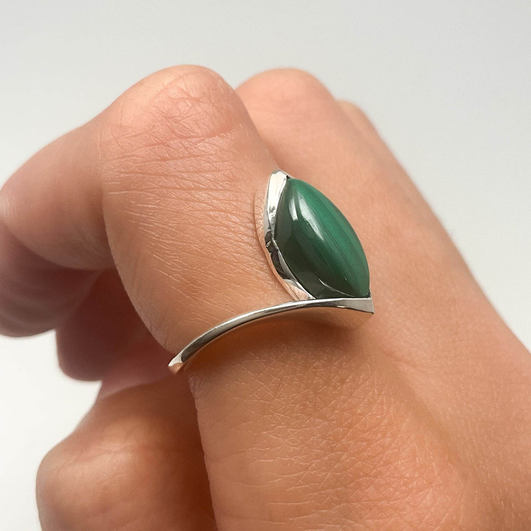 Malachite Ring-Rocks and Gems Canada