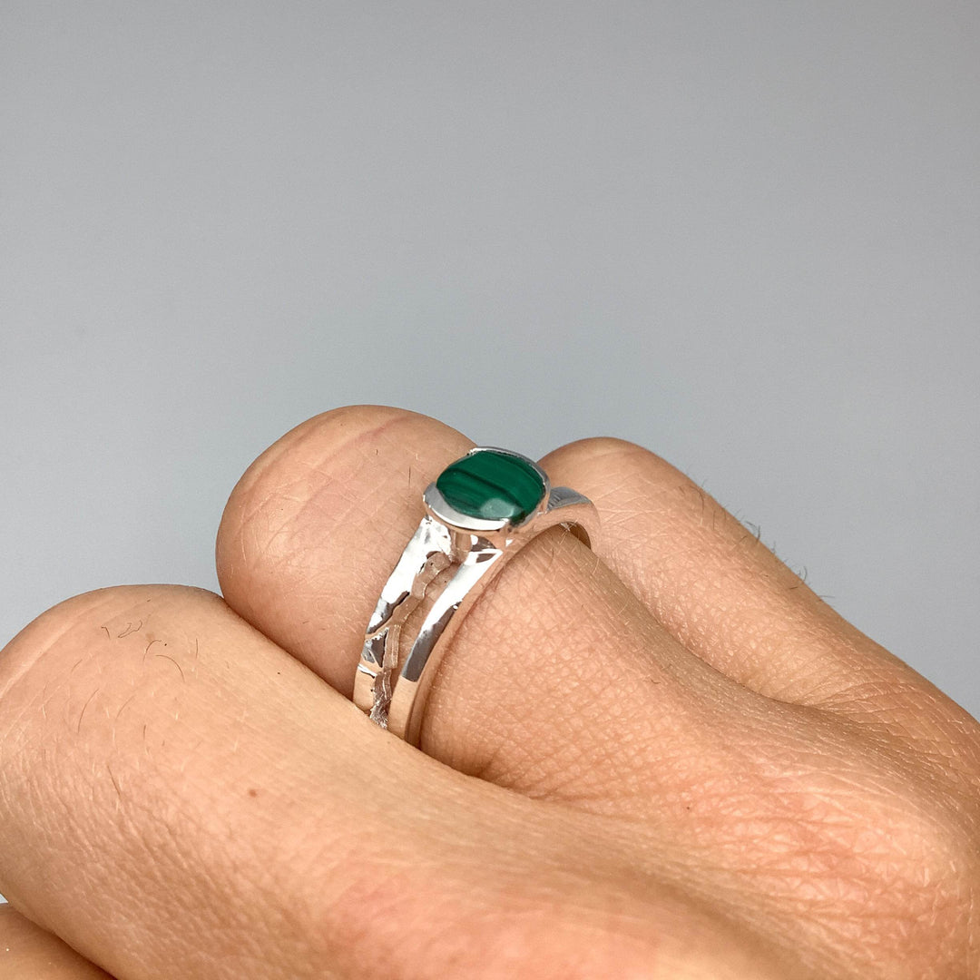 Malachite Ring-Rocks and Gems Canada