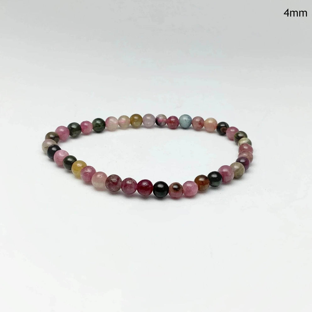 Mixed Tourmaline Beaded Bracelet-Rocks and Gems Canada