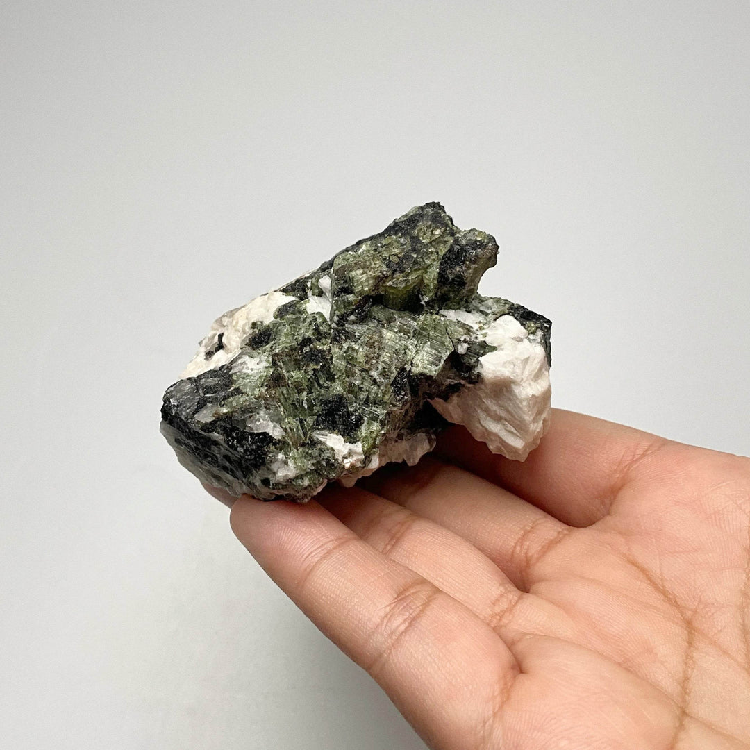 Mixed Tourmaline in Matrix-Rocks and Gems Canada