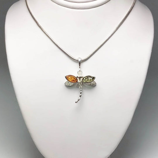 Mixed Amber Pendant - Rocks and Gems Canada