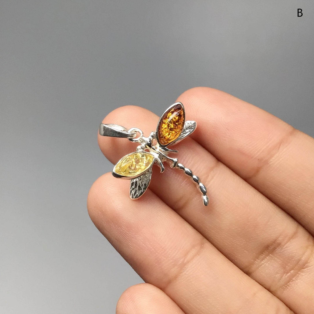 Mixed Amber Pendant - Rocks and Gems Canada