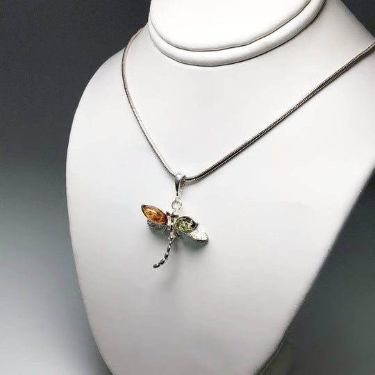 Mixed Amber Pendant - Rocks and Gems Canada