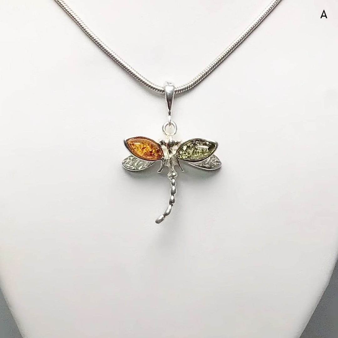 Mixed Amber Pendant - Rocks and Gems Canada