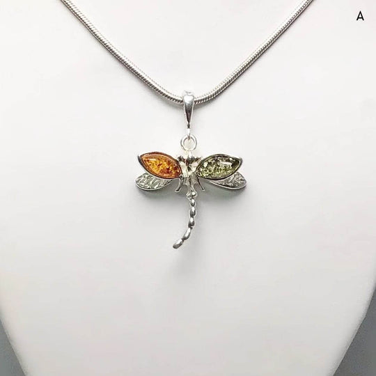 Mixed Amber Pendant - Rocks and Gems Canada