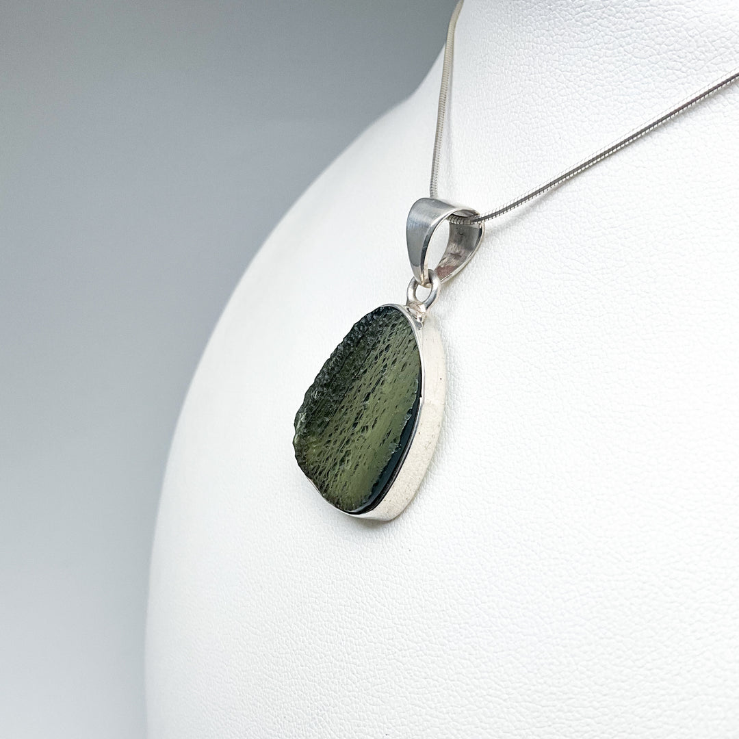 Moldavite Pendant-Rocks and Gems Canada